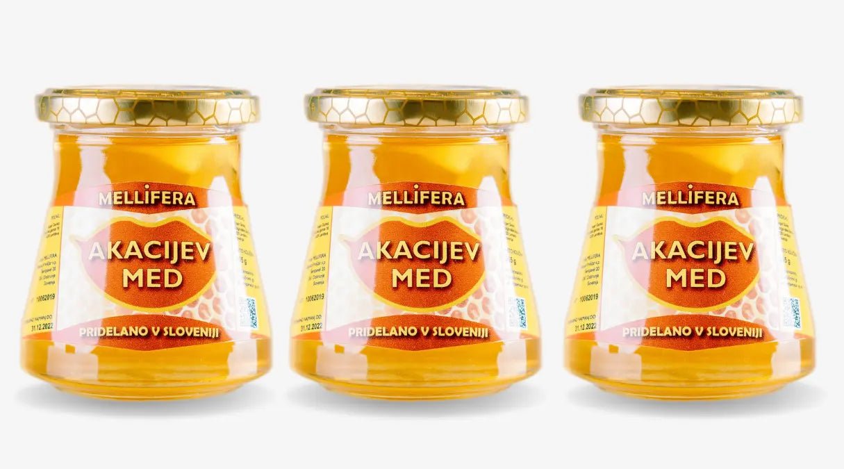Akacijev med 900g 3-Pack - Mellifera
