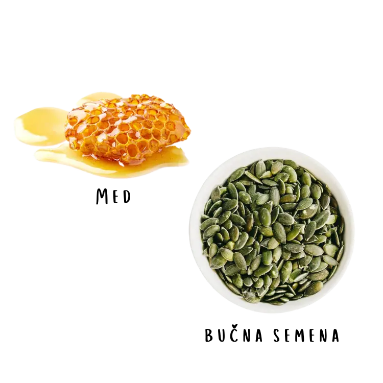 Pumpkin seeds - in honey
