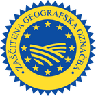 Ikona zaščitena geografska označba, ki potrjuje izvor in kakovost izdelka.